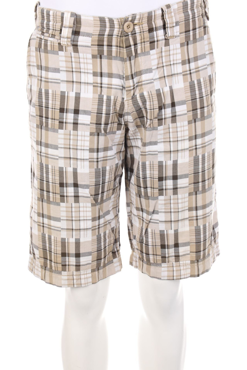 TOM TAILOR - Shorts mit Karo-Muster - W33