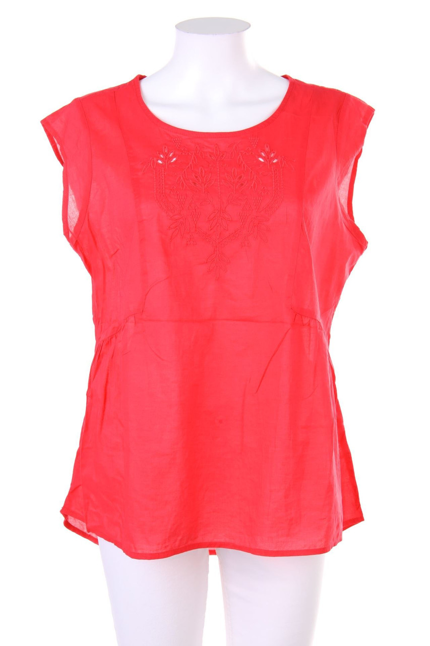 Yessica by C&A - Kurzarm-Bluse mit Stickereien - D 44