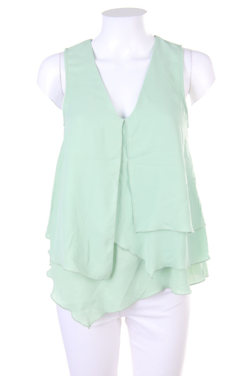 H&M - Volant-Bluse - D 36
