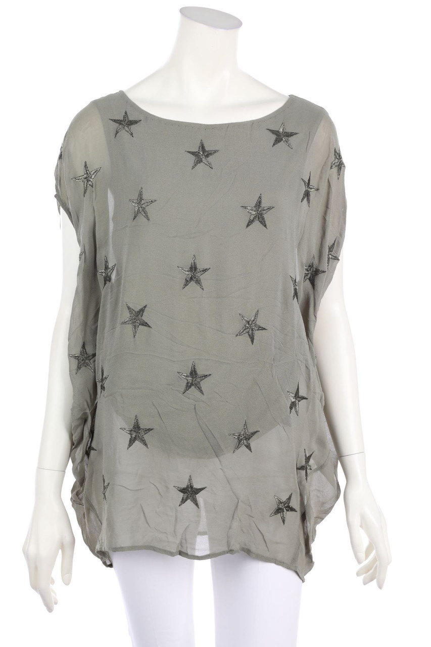 MINT VELVET - Bluse mit Stickereien - D 38