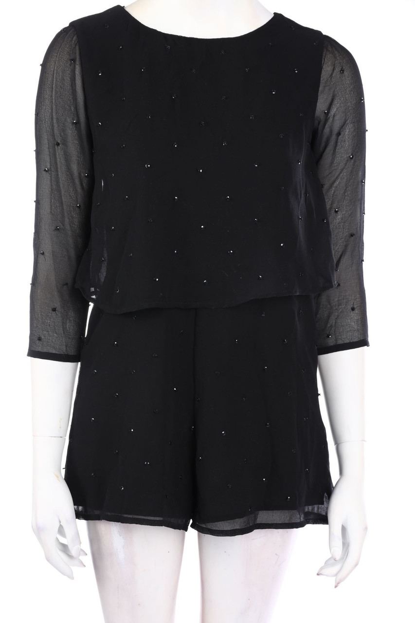 MANGO - Playsuit mit Pailletten - S