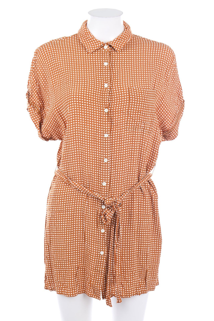 FOREVER 21 - Blusenkleid mit Karo-Muster - S