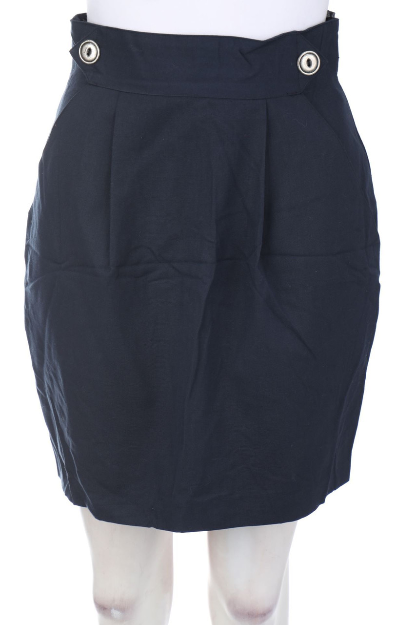 she - Minirock mit Schmuck-Knöpfen - D 36