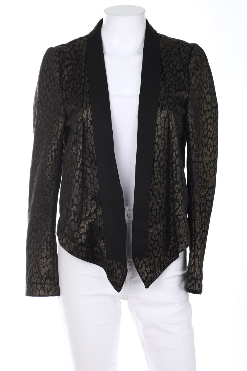 AMISU - Blazer mit Leo-Print - D 34-36