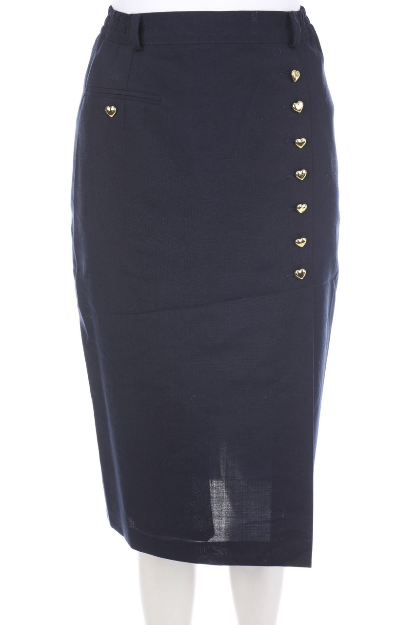 GIORGIA NETTI - Minirock mit Schmuck-Knöpfen - D 36