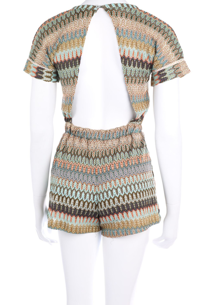 TOPSHOP - Playsuit mit tiefem Rückenausschnitt - D 32