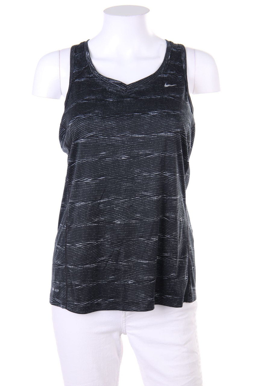 NIKE - Sport Top mit Logo-Print - M