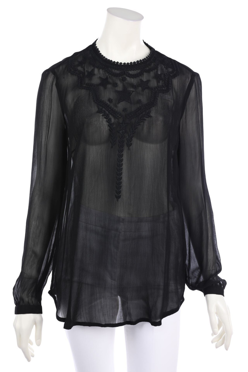 set - Bluse mit Stickereien - D 36