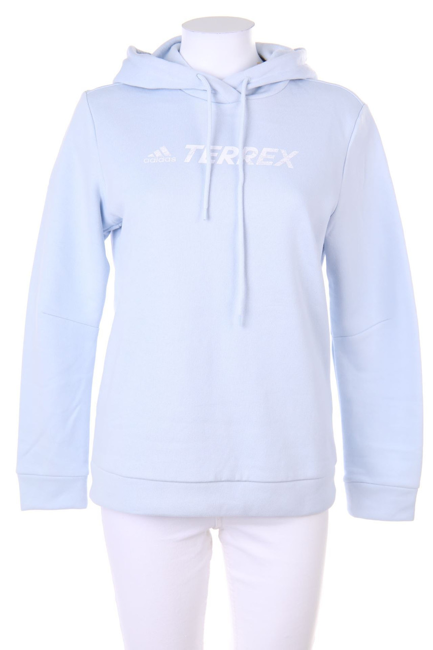 adidas TERREX - Kapuzen-Pullover mit Logo-Print - D 34-36