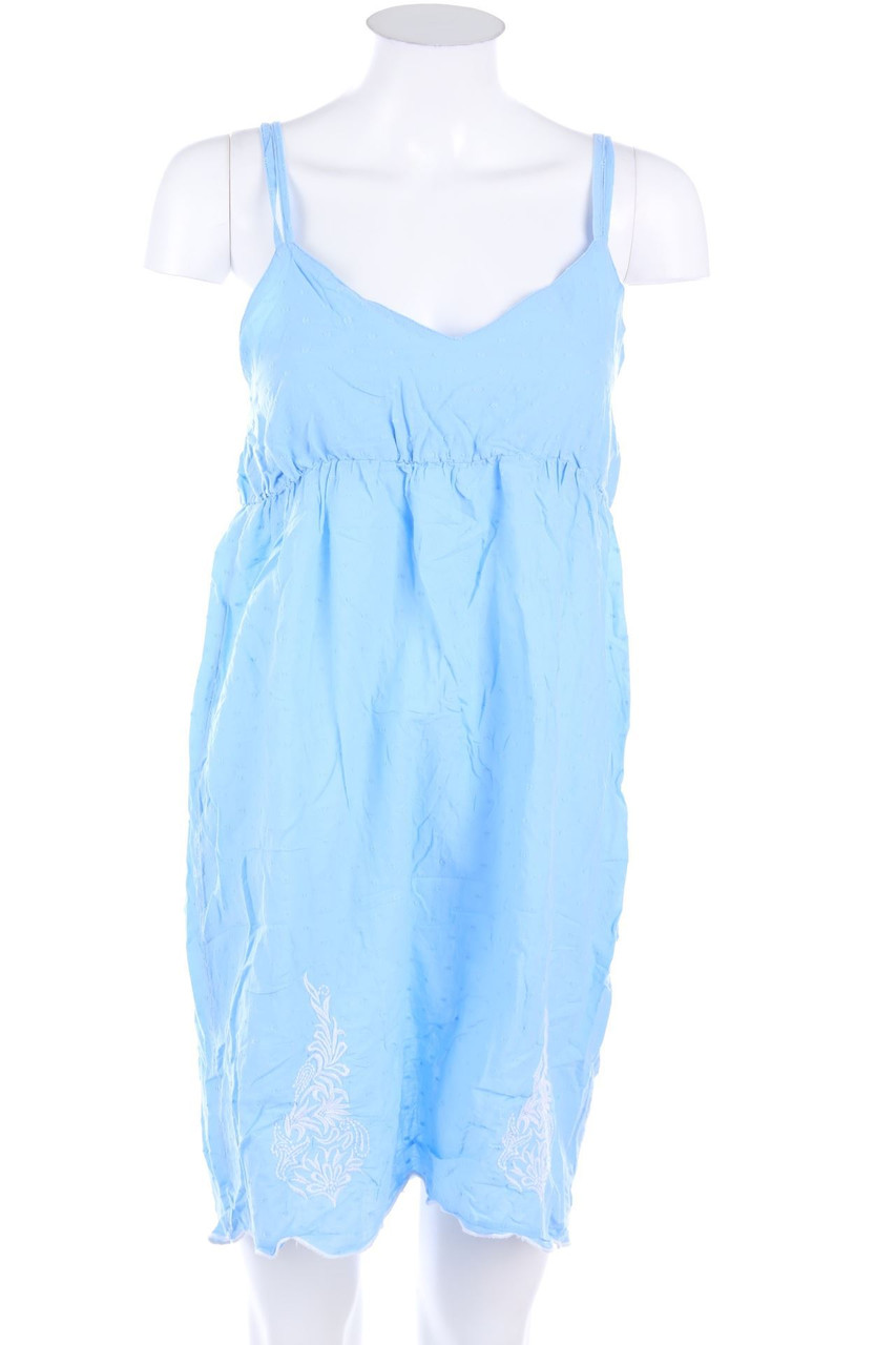 Ohne Label - Minikleid mit Stickereien - S