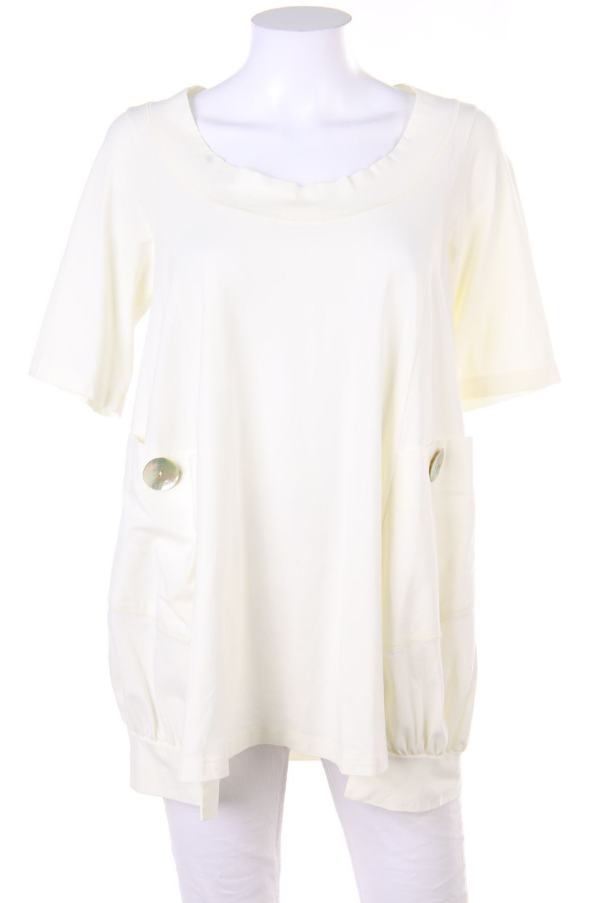 SECONDHAND - Kurzarm-Shirt mit aufgesetzten Taschen - M