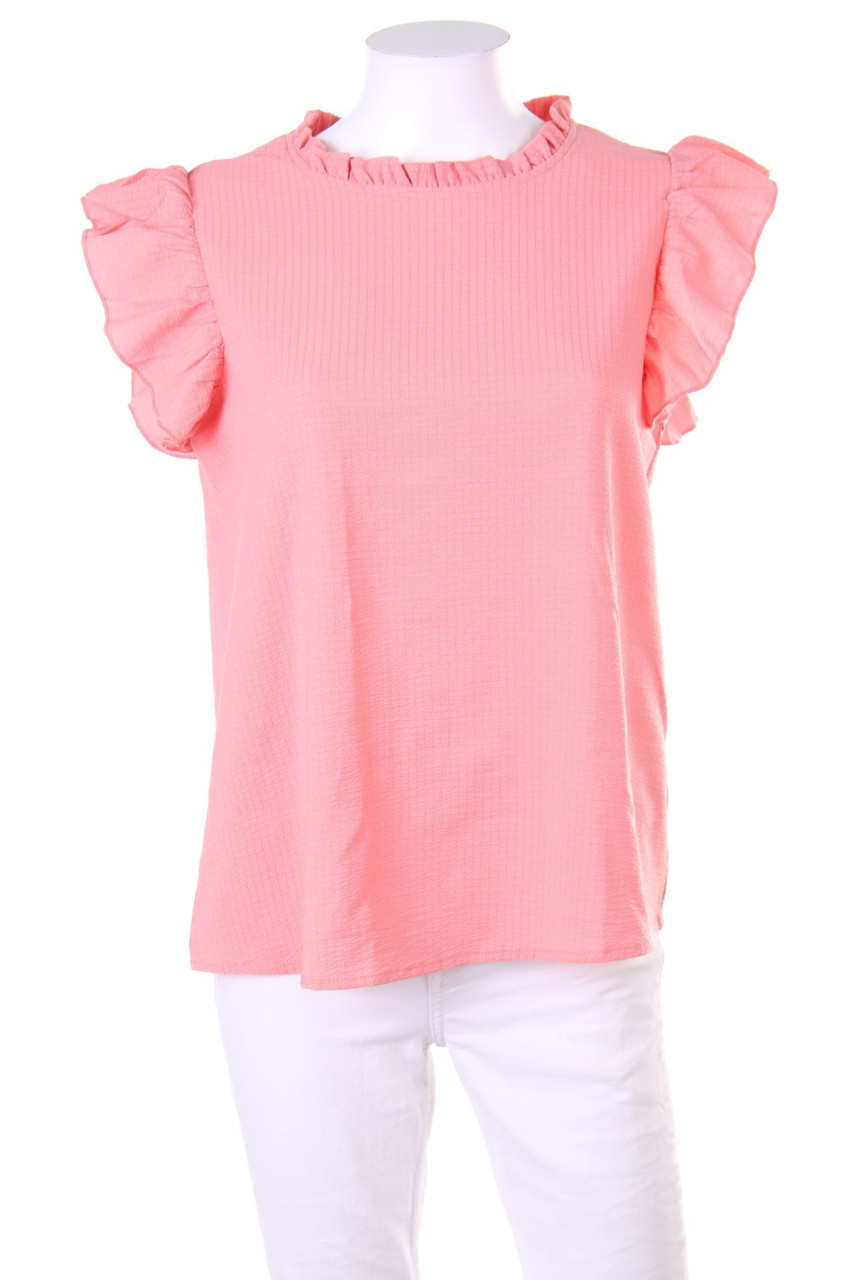 SHEIN - Volant-Bluse - M