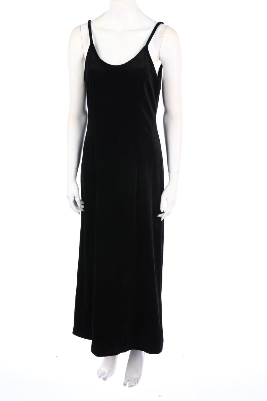STARS - Maxi-Abendkleid aus Samt - D 38