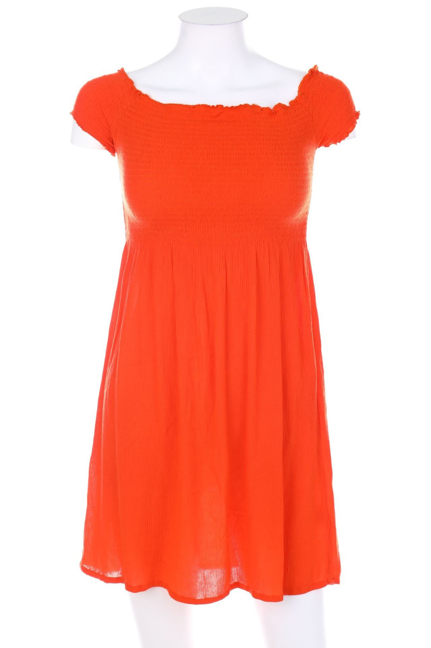 BIK BOK - Carmen-Minikleid mit Smok-Details - XS