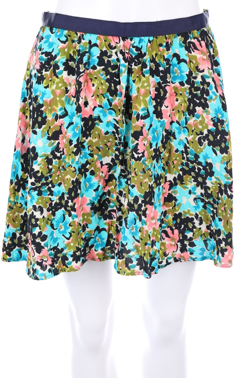 TOPSHOP - Minirock mit Blumen-Print - D 36
