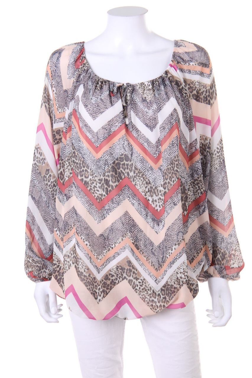 BODYFLIRT - Bluse mit Animal-Print - D 42