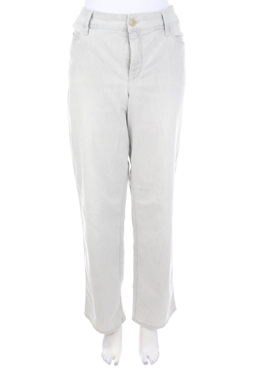 MAC - Straight Cut Jeans mit Logo-Patch - W42