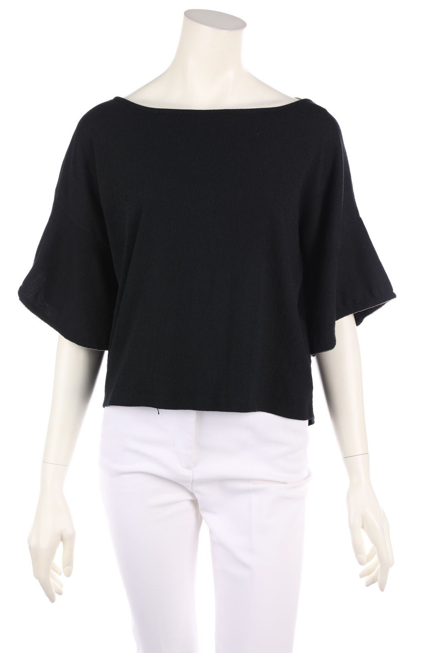 PATRIZIA PEPE - Volant-Bluse mit Applikationen - D 34