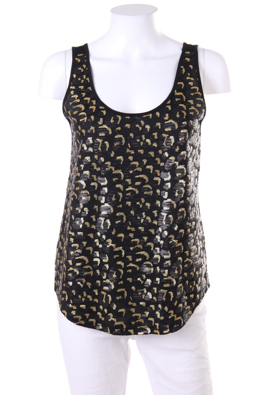 MANGO - Top mit Pailletten - S