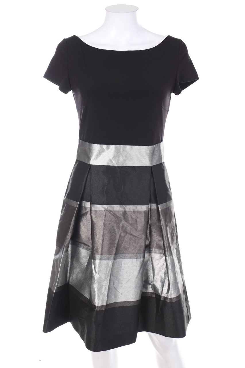 SWING - Abendkleid mit Metallic-Effekt - D 38