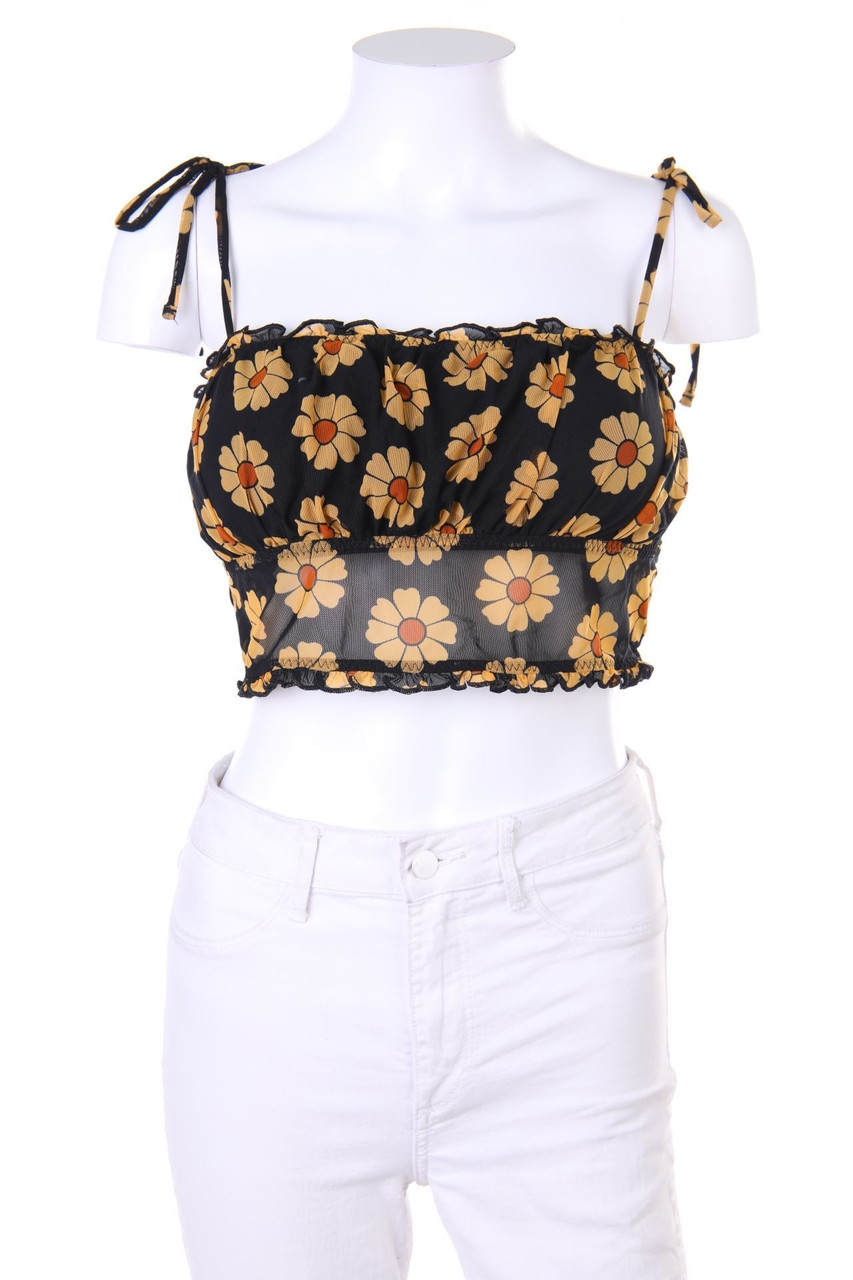 GILLY HICKS - Bustier-Top mit Blumen-Print - L