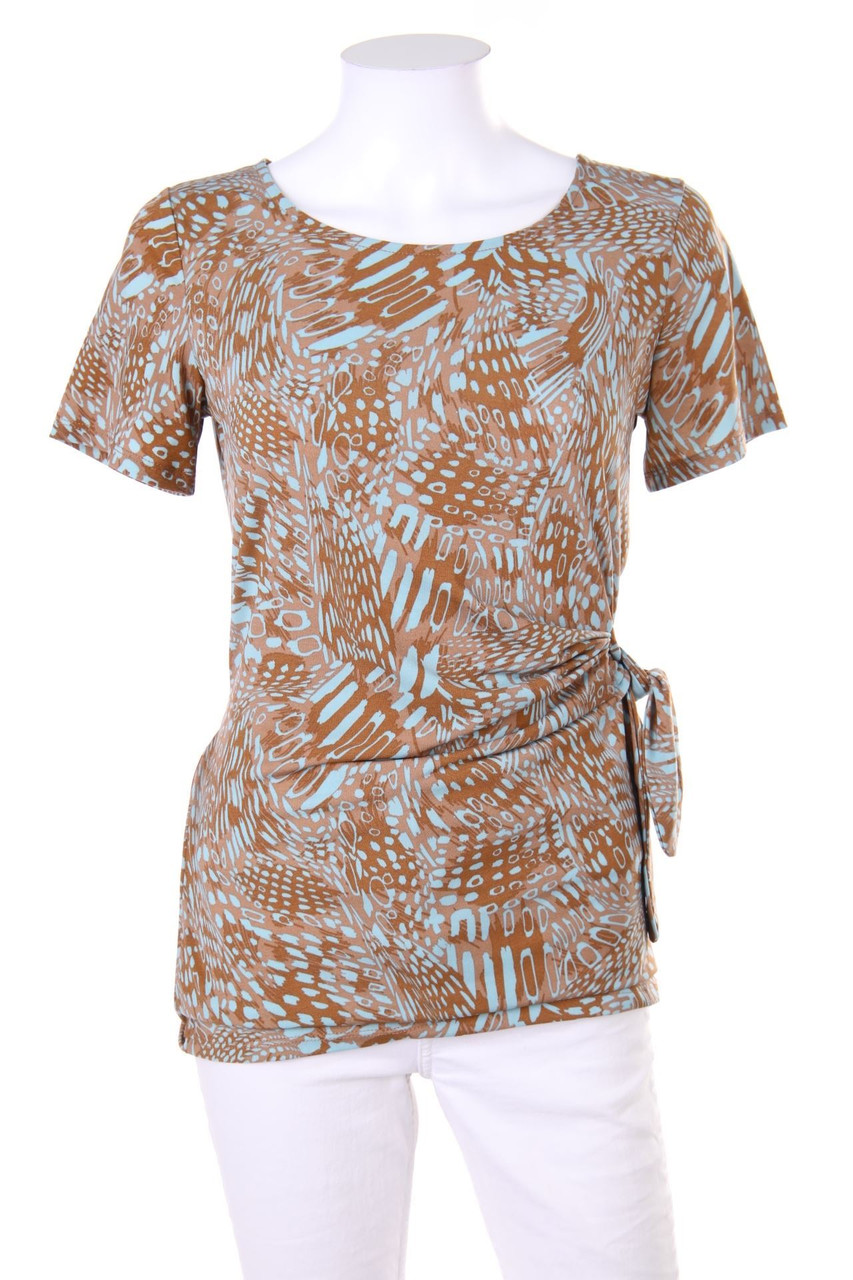 woman by Tchibo - Kurzarm-Bluse mit Print - D 36-38