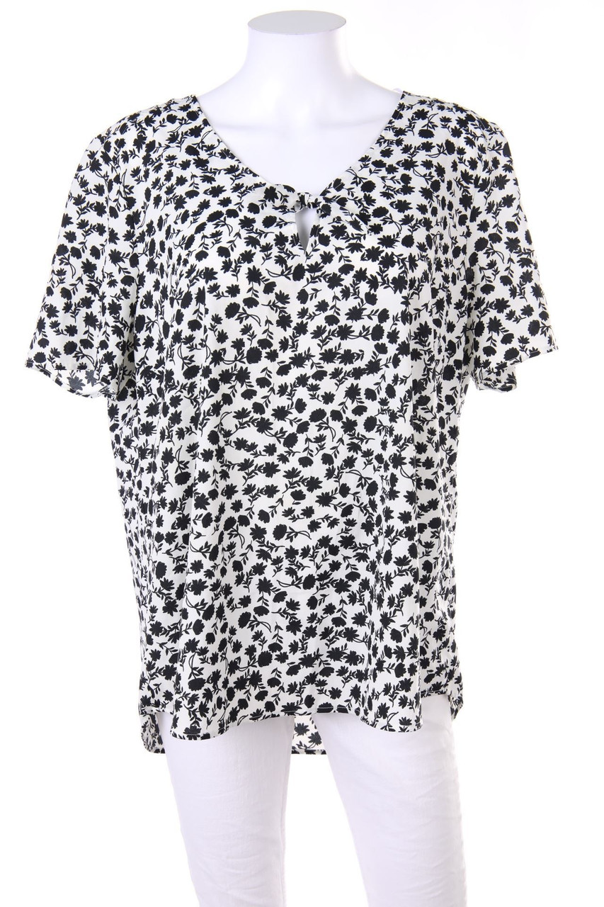 Yessica by C&A - Kurzarm-Bluse mit Blumen-Print - D 46