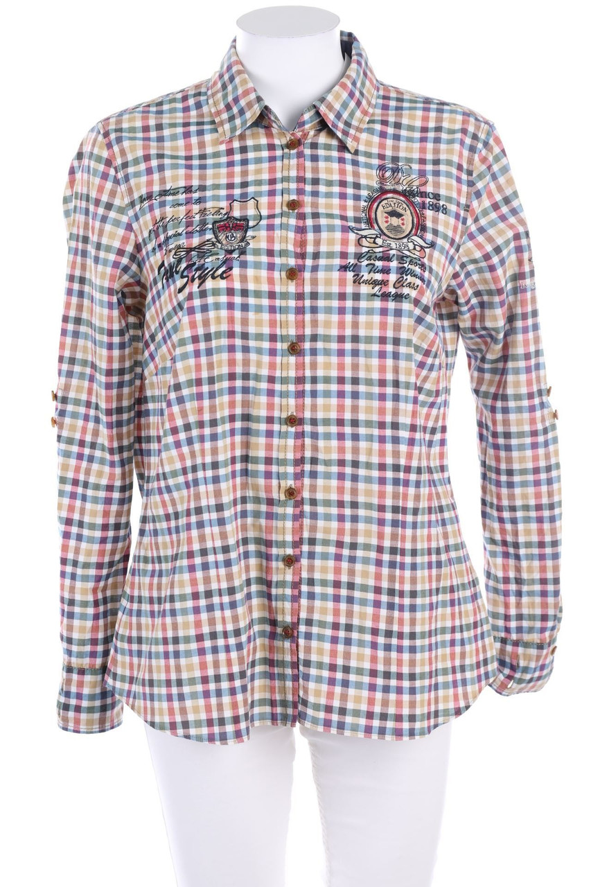 GERRY WEBER - Hemd-Bluse mit Stickereien - D 40