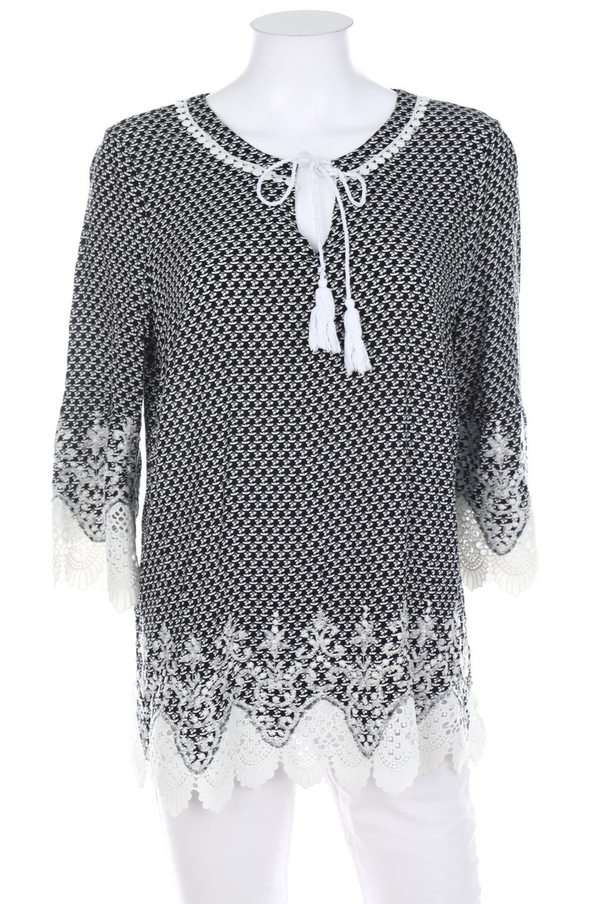 Paola! - Boho-Tunika-Bluse mit Quasten - D 46