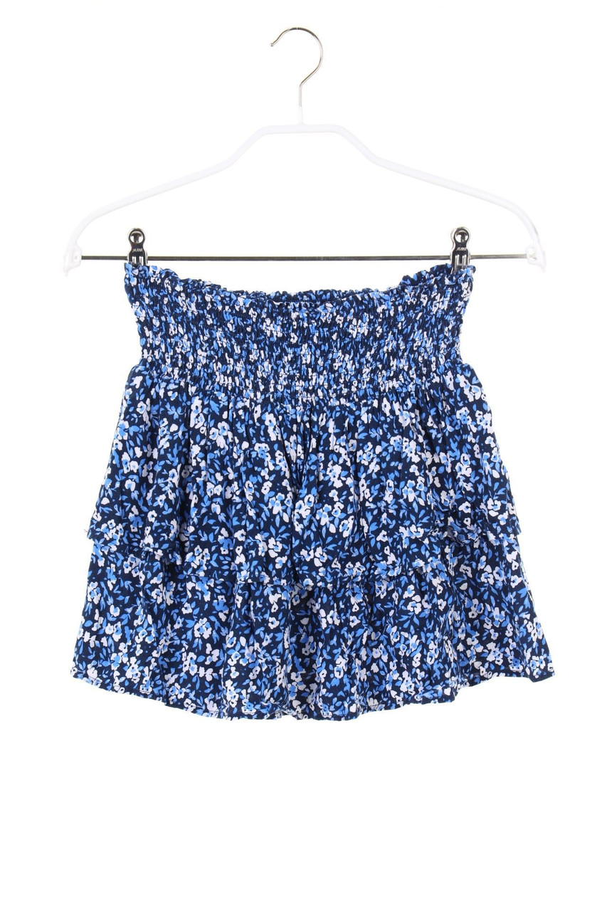 C&A - Volants-Rock mit Blumen-Print - 140