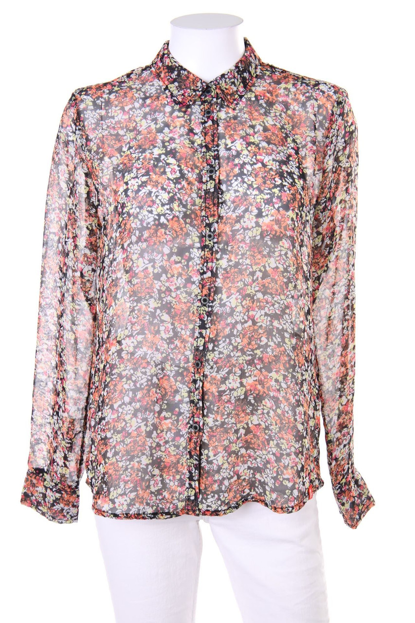 ESPRIT de corp - Bluse mit floralem Muster - M