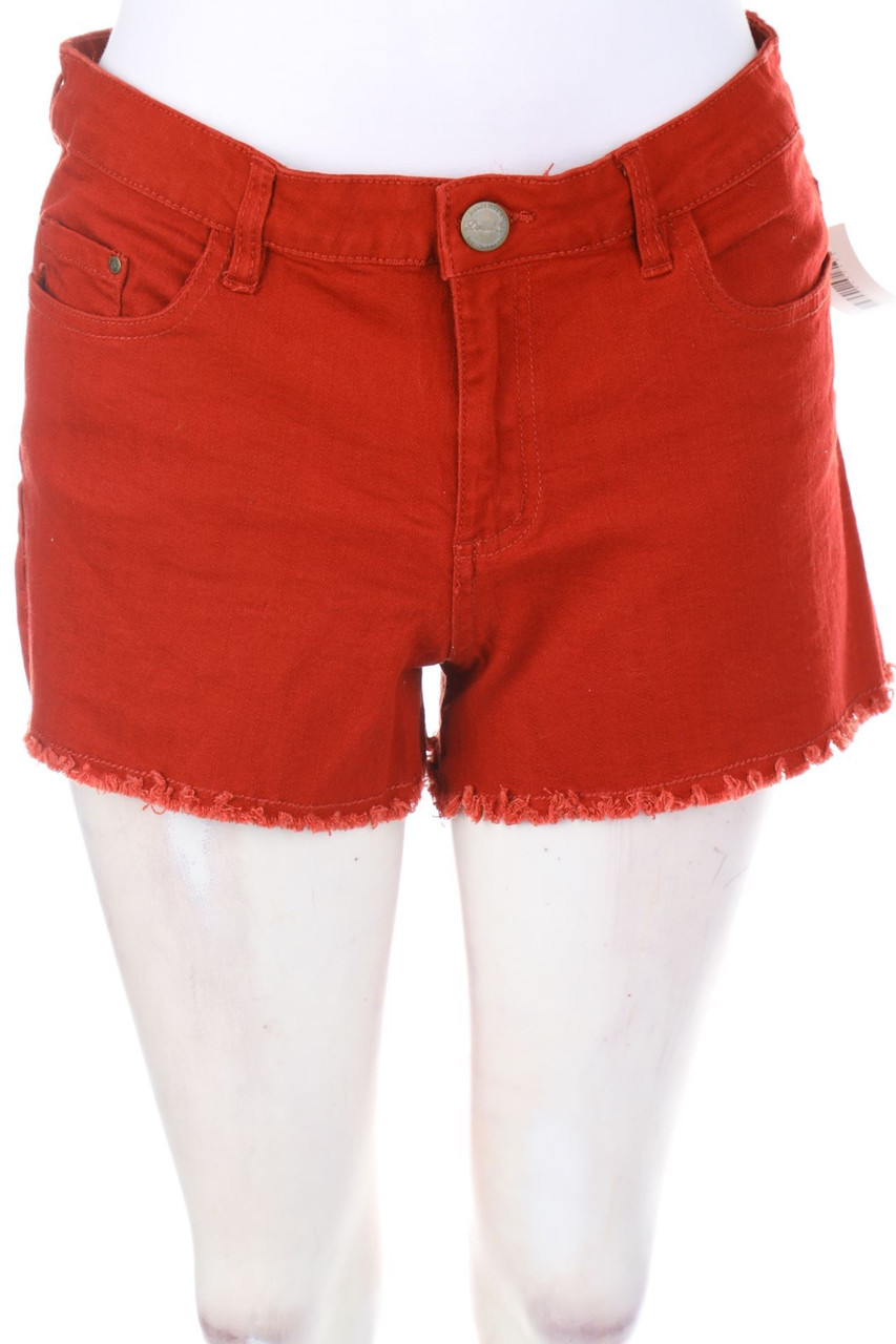 Denim & Co. - Distressed Jeans-Shorts - W33
