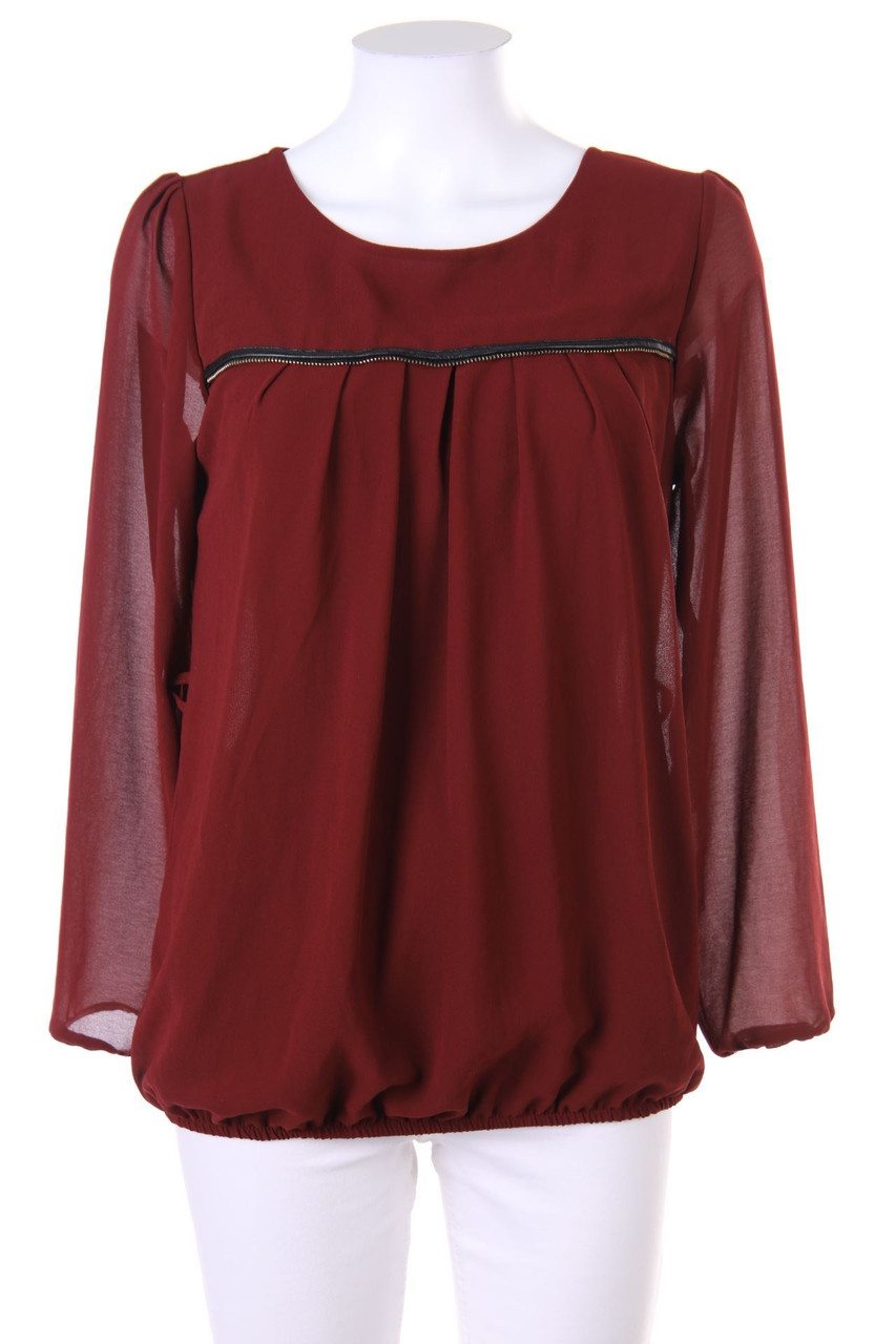 Forever - Bluse mit Falten - M