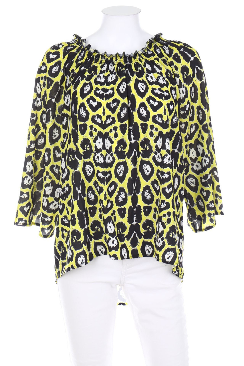 SECONDHAND - Carmen-Carmen-Bluse mit Print - ONE SIZE