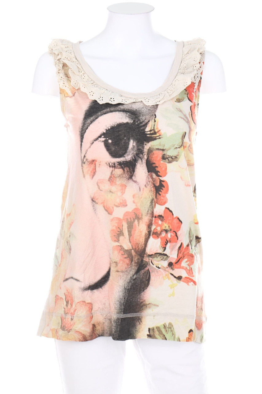 MANGO - Top mit Rüschen - M