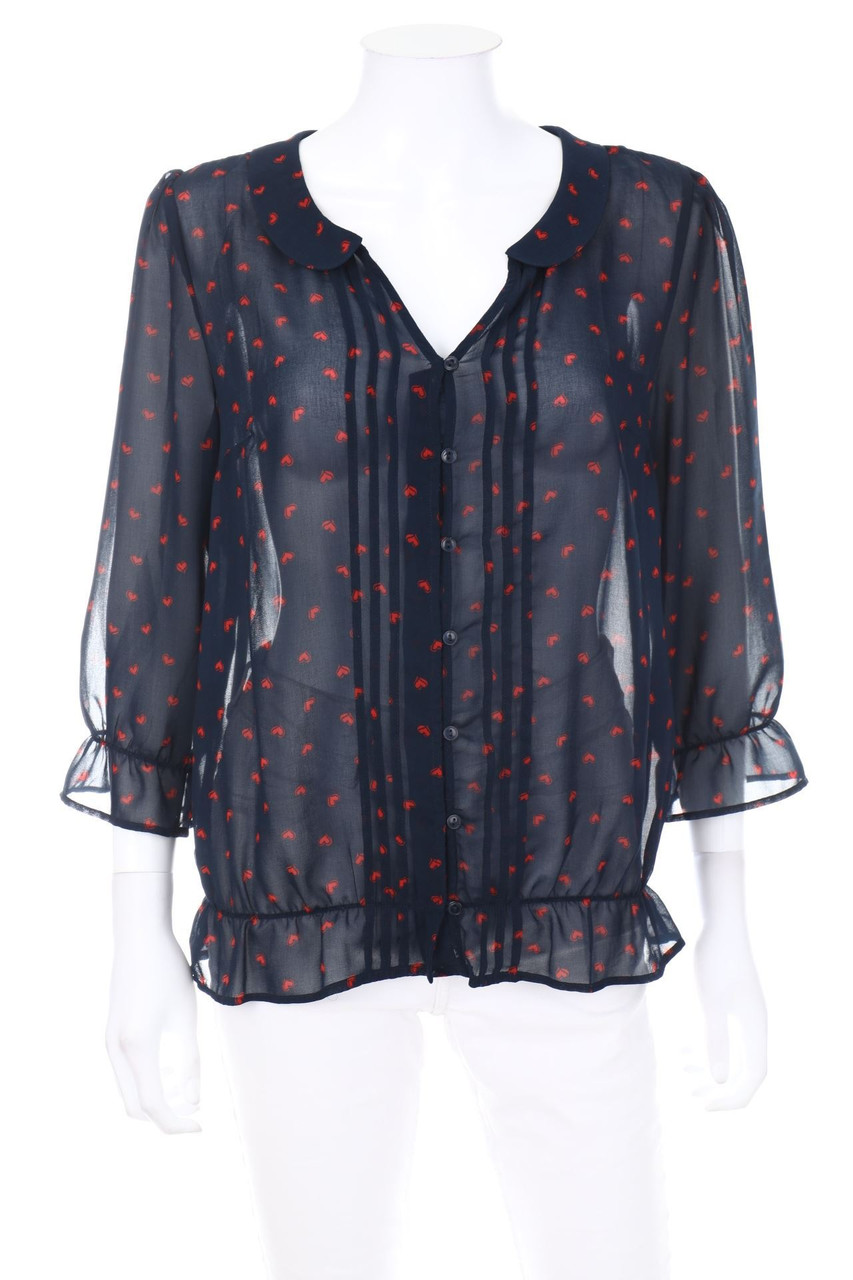 SECONDHAND - Bluse mit Print - S