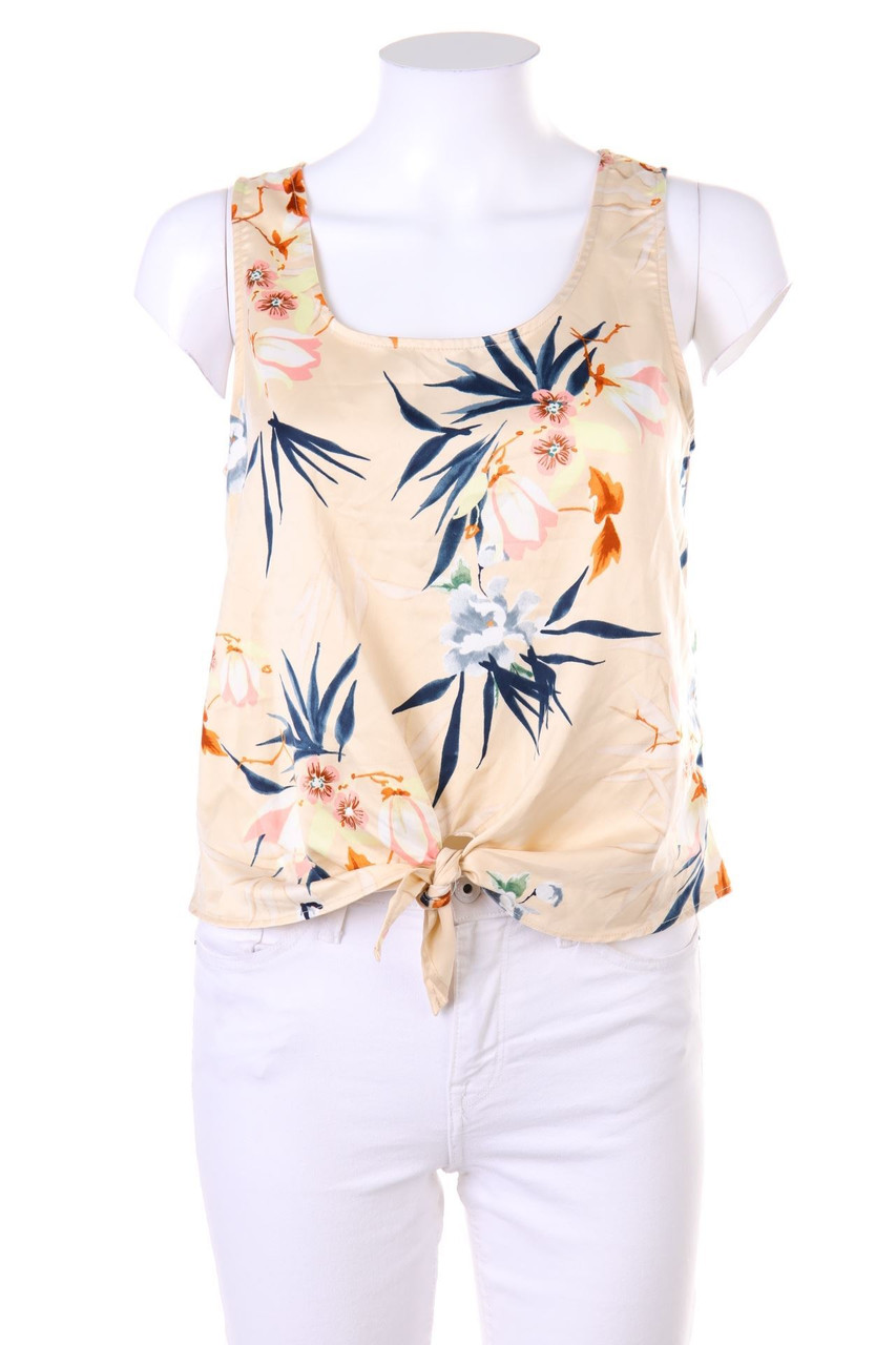 ONLY - Print-Blusentop zum Knoten - D 36