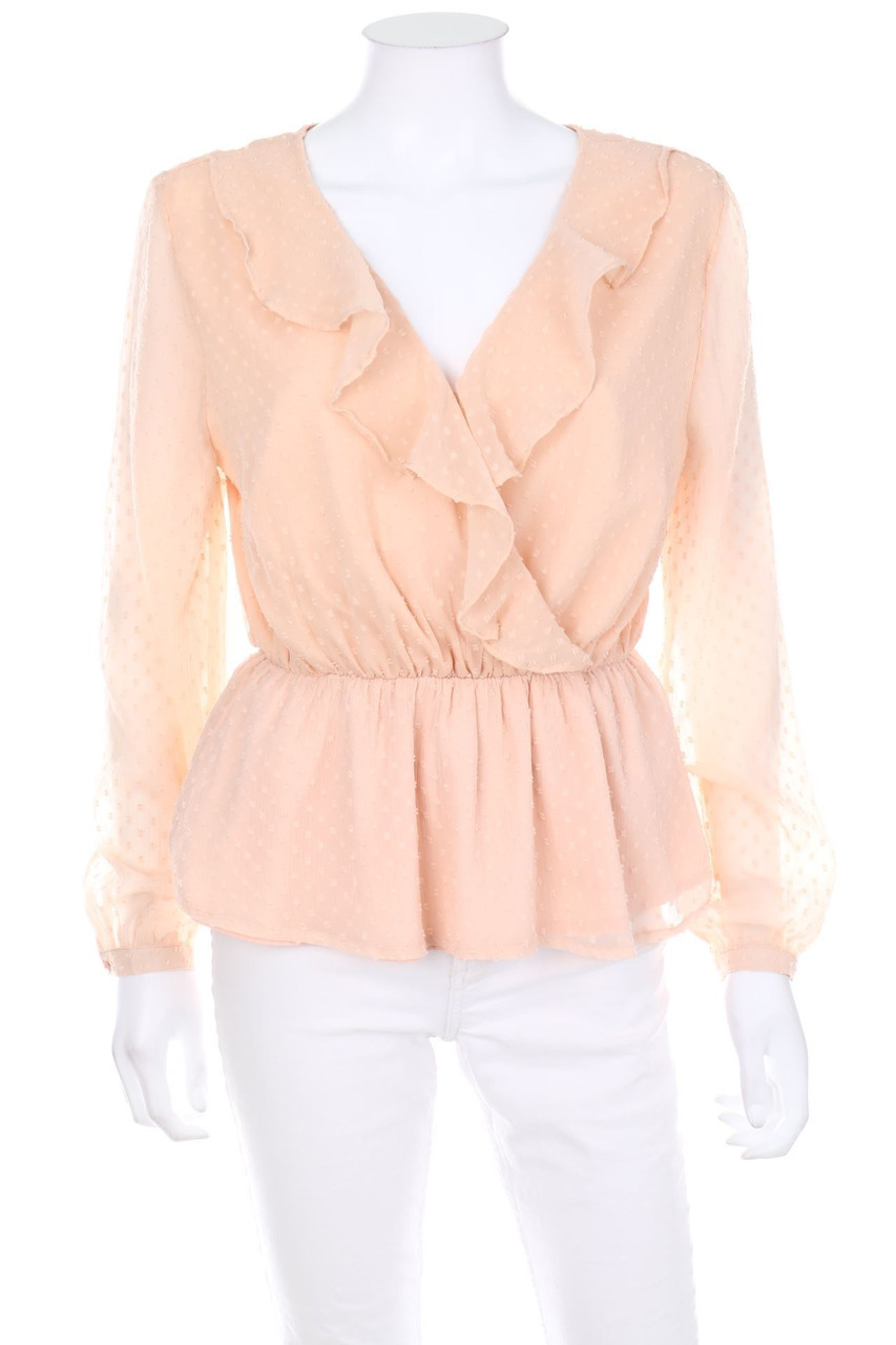 ABOUT YOU - Bluse mit Volants im Layer Look - D 36