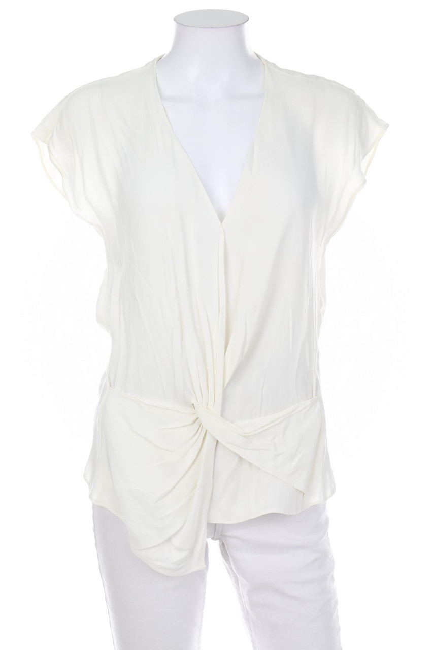 MORE & MORE - Kurzarm-Bluse im Layer Look - D 34