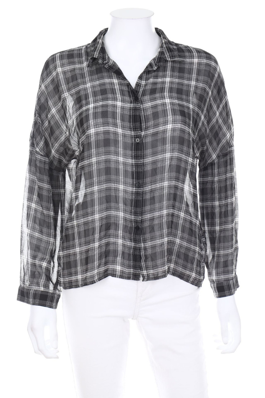 H&M DIVIDED - Hemd-Bluse mit Karo-Muster - D 36