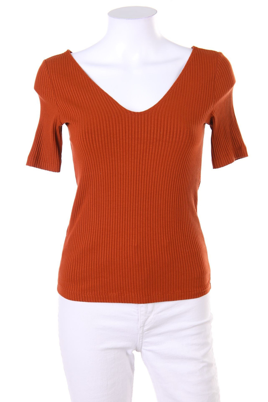 MANGO - Shirt mit tiefem Rückenausschnitt - XS