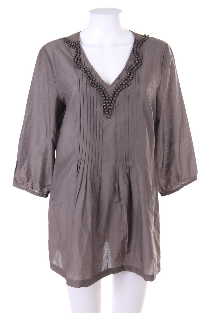 Peter Hahn - Bluse mit Perlen - D 40