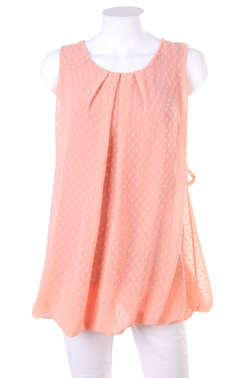 Ohne Label - Blusentop mit Pünktchen - D 34-36