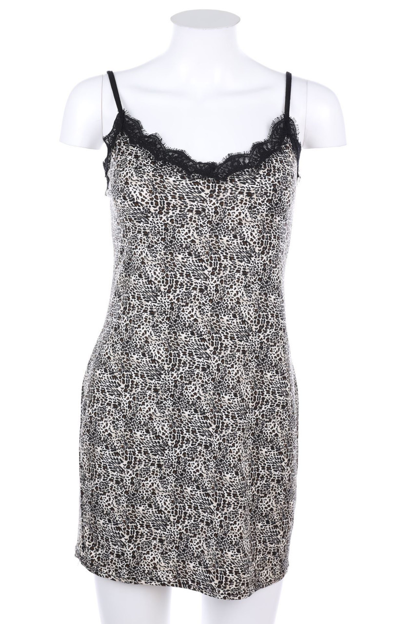 Ohne Label - Minikleid mit Animal-Print - S