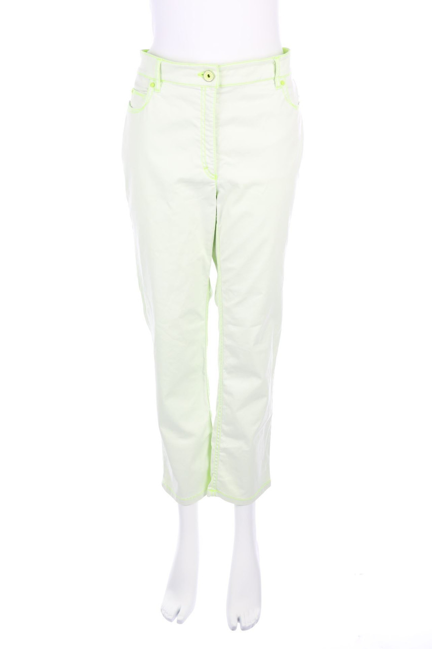 ZERRES - Cropped-Hose mit Logo-Plakette - D 46