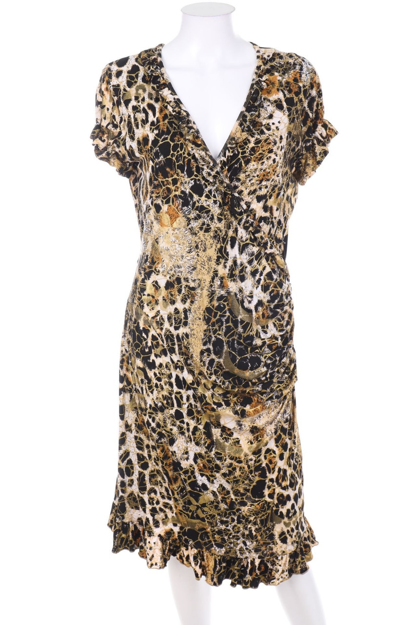 GLÖÖCKLER - Print-Kleid mit Rüschen - D 44