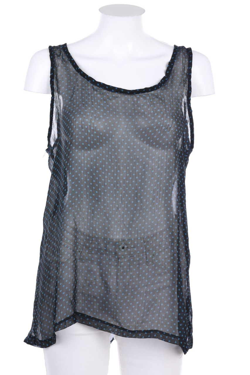 Ohne Label - Blusentop mit Polka Dots - D 38