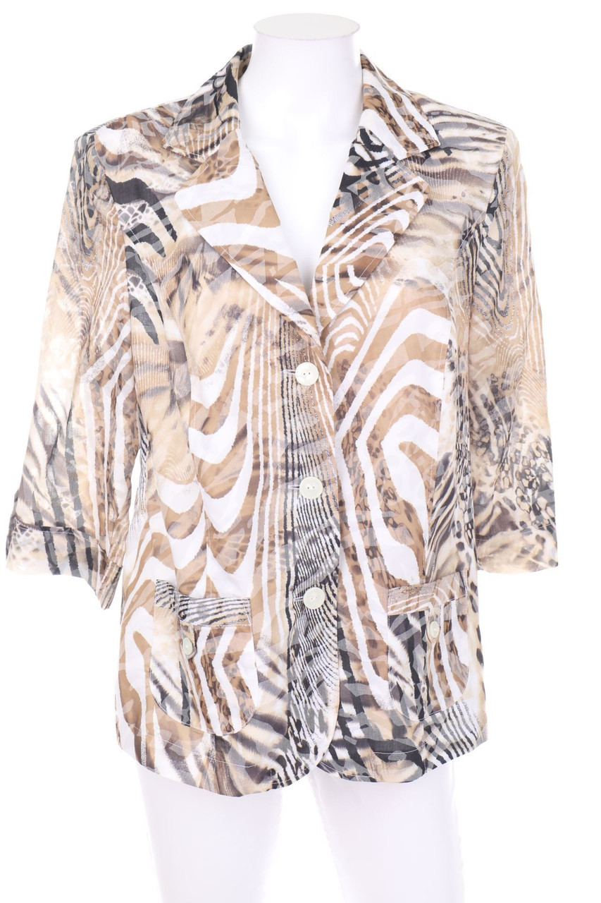 ATELIER GS - Blazer mit Animal-Print - D 42