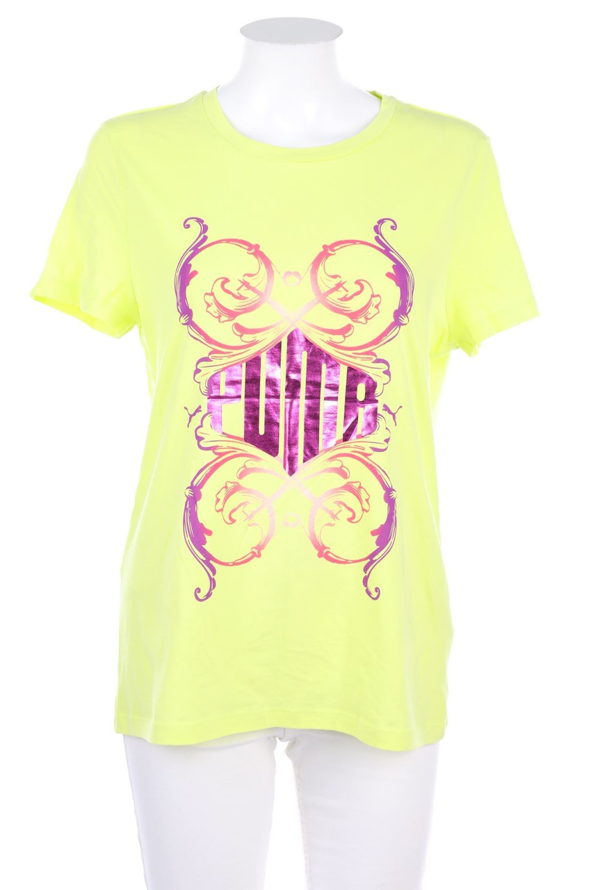 PUMA - Kurzarm-Shirt mit Print - D 42