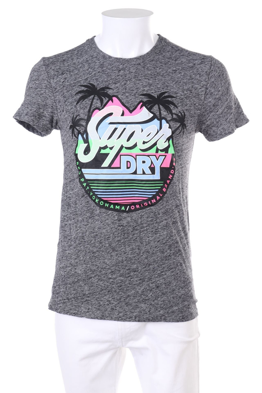Superdry - T-Shirt mit Logo-Print - S
